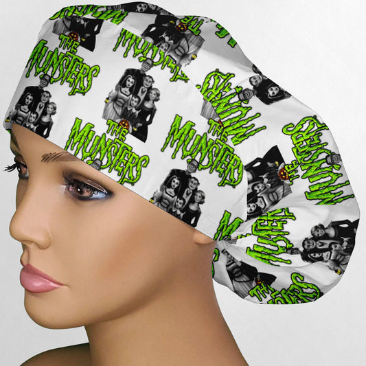 The Munsters Bouffant Scrub Cap
