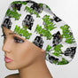 The Munsters Bouffant Scrub Cap