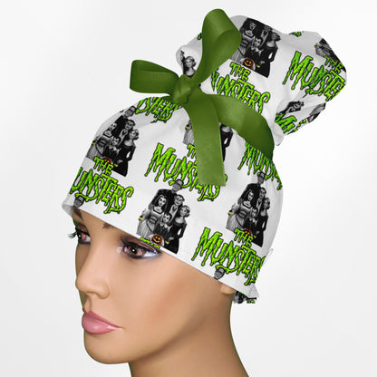 The Munsters High Bun Ponytail Scrub Cap