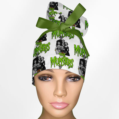 The Munsters High Bun Ponytail Scrub Cap