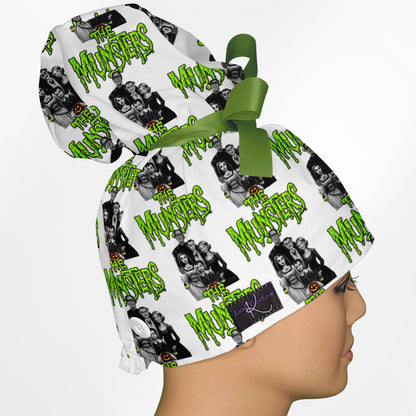 The Munsters High Bun Ponytail Scrub Cap