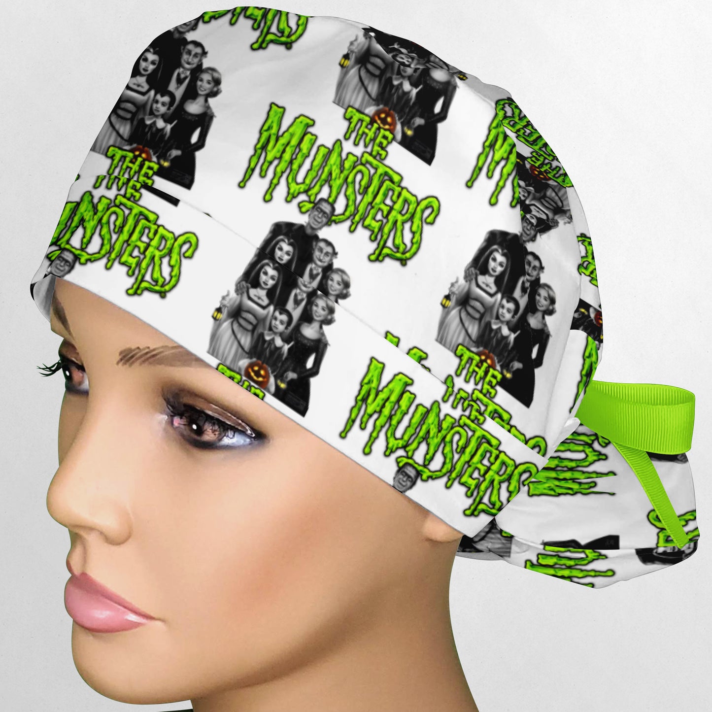 The Munsters Ponytail Scrub Cap