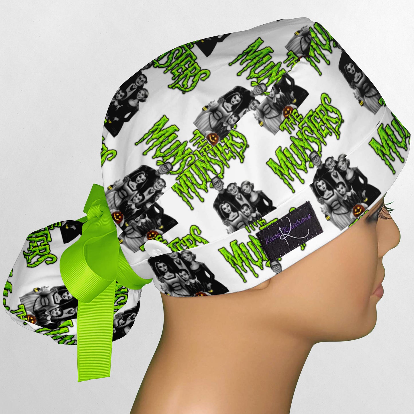 The Munsters Ponytail Scrub Cap