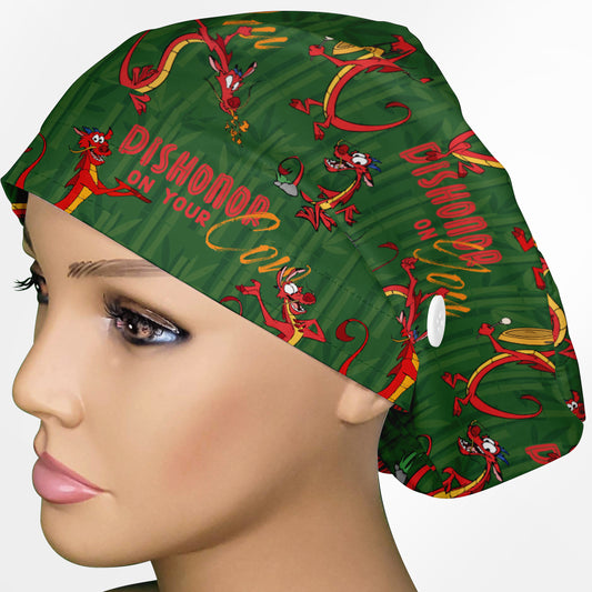 Dragon Duties And Drama Euro Scrub Cap