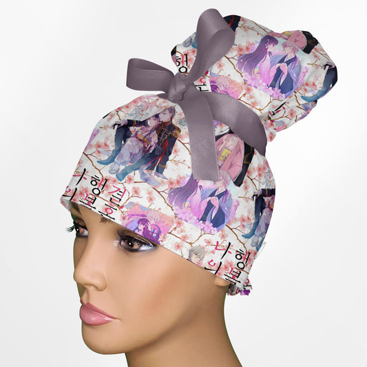 My Happy Marriage High Bun Ponytail Scrub Cap