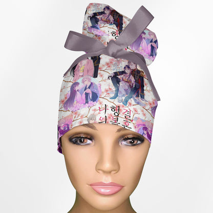 My Happy Marriage High Bun Ponytail Scrub Cap