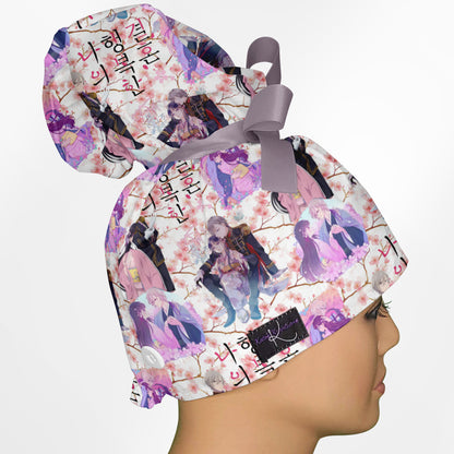 My Happy Marriage High Bun Ponytail Scrub Cap