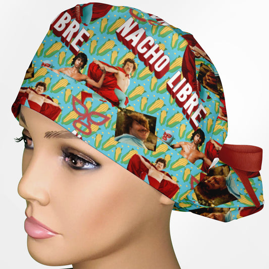 Nacho Libre Ponytail Scrub Cap