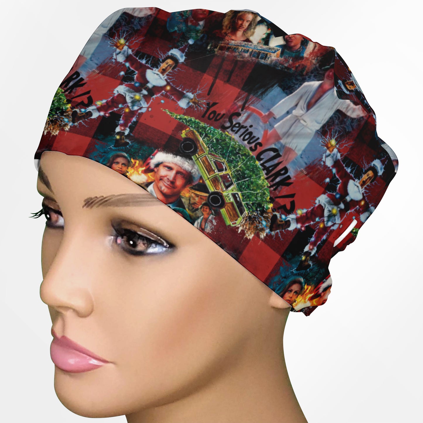 National Lampoon Christmas Low-Tie Surgeon Scrub Cap