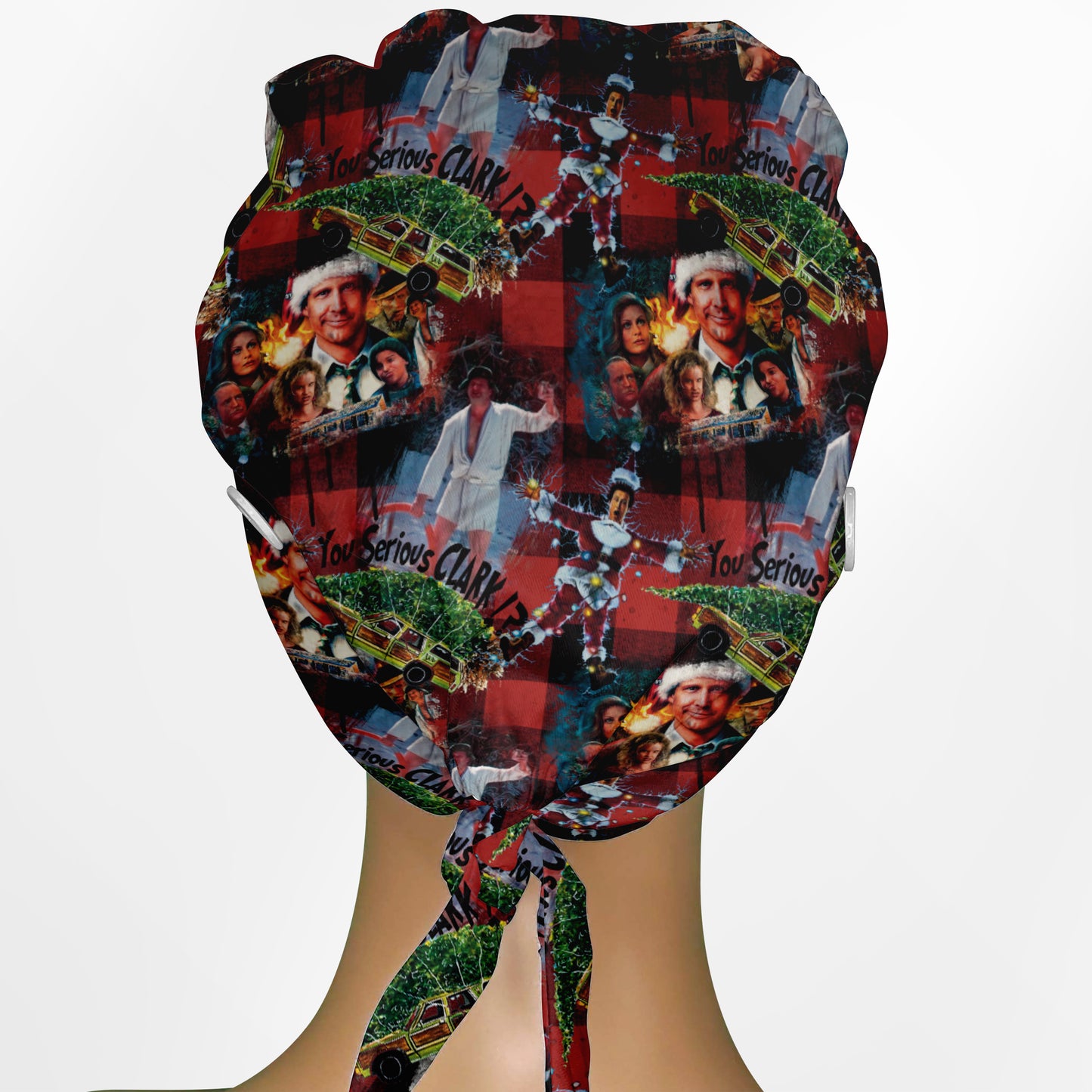 National Lampoon Christmas Low-Tie Surgeon Scrub Cap