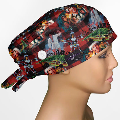 National Lampoon Christmas Low-Tie Surgeon Scrub Cap
