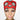 Navy (Red) Ponytail Scrub Cap