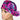 Neon Arial Ponytail Scrub Cap