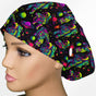 Neon Astronaut Euro Scrub Cap
