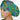Neon Dino Bouffant Scrub Cap