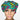 Neon Dino Bouffant Scrub Cap