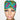 Neon Dino Low-Tie Surgeon Scrub Cap