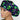 Neon Skulls Bouffant Scrub Cap