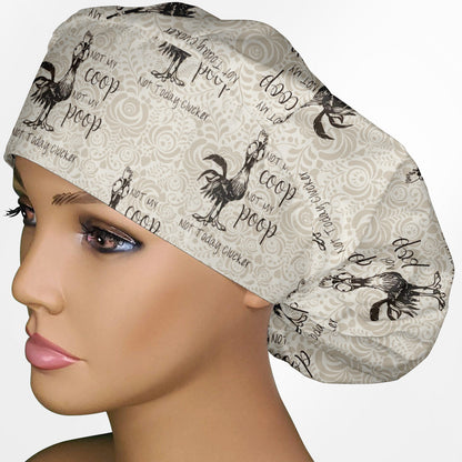 Not My Coop Bouffant Scrub Cap