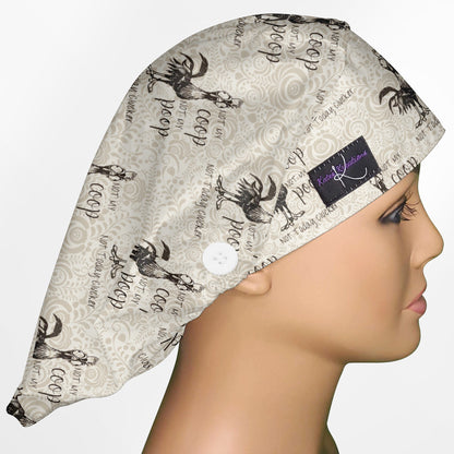 Not My Coop Bouffant Scrub Cap
