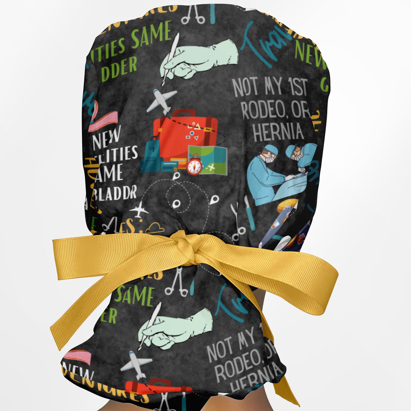 Not My First Rodeo Ponytail Scrub Cap