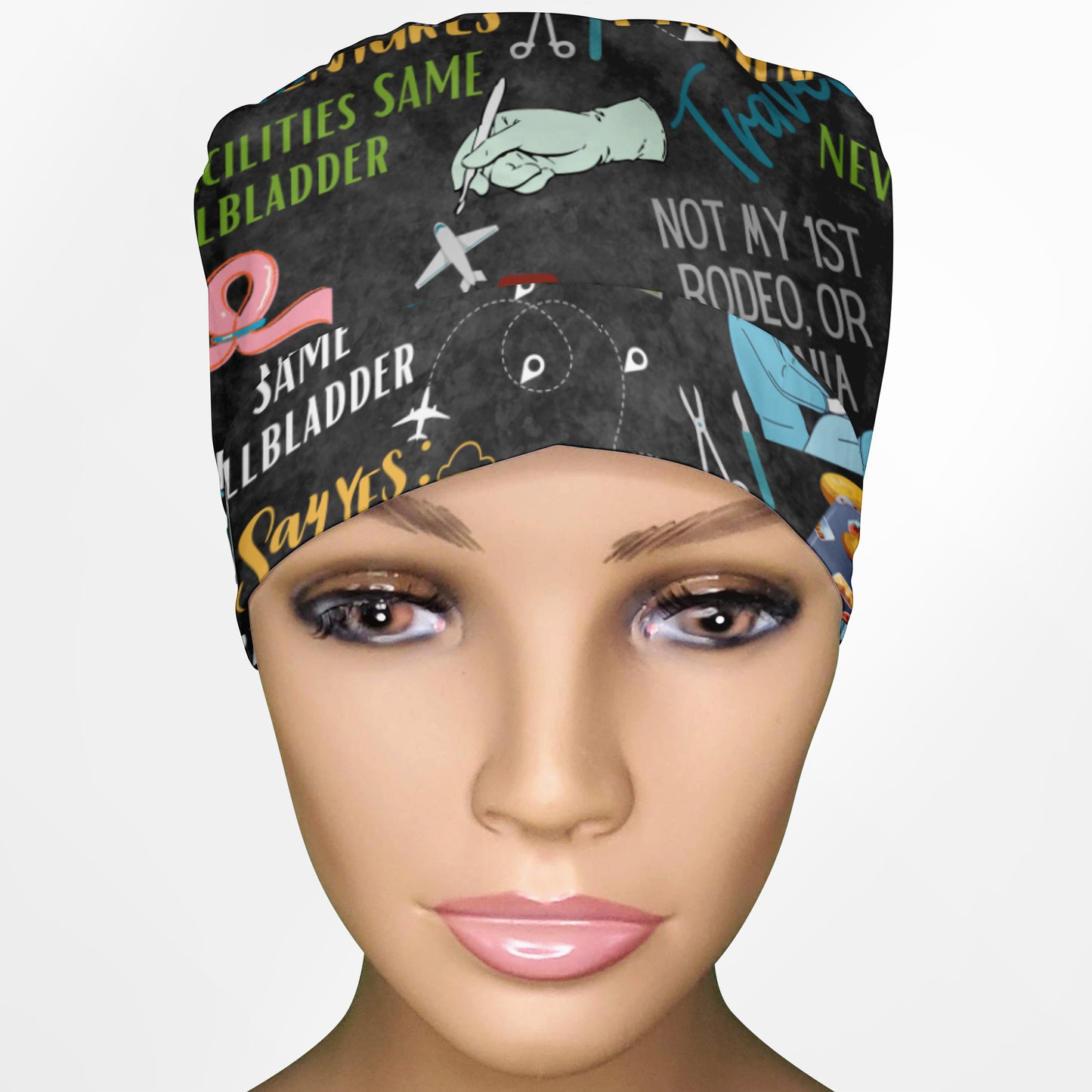 Not My First Rodeo Ponytail Scrub Cap