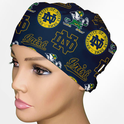 Notre Dame Low-Tie Surgeon Scrub Cap