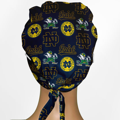 Notre Dame Low-Tie Surgeon Scrub Cap