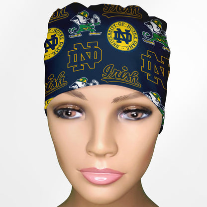 Notre Dame Low-Tie Surgeon Scrub Cap