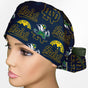 Notre Dame Ponytail Scrub Cap