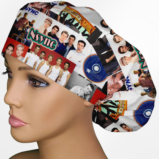 NSYNC Boy Band Bouffant Scrub Cap