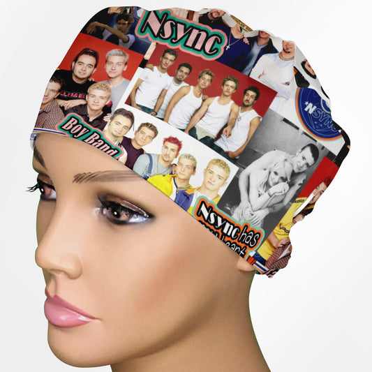 NSYNC Boy Band Low-Tie Surgeon Scrub Cap