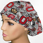 Ohio State University Euro Scrub Cap