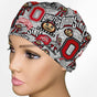Ohio State University Low-Tie Surgeon Scrub Cap