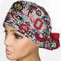 Ohio State University Ponytail Scrub Cap