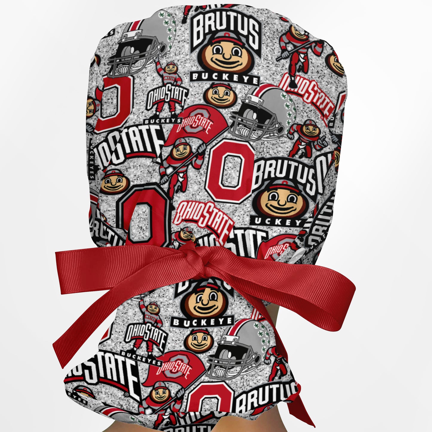 Ohio State University Ponytail Scrub Cap