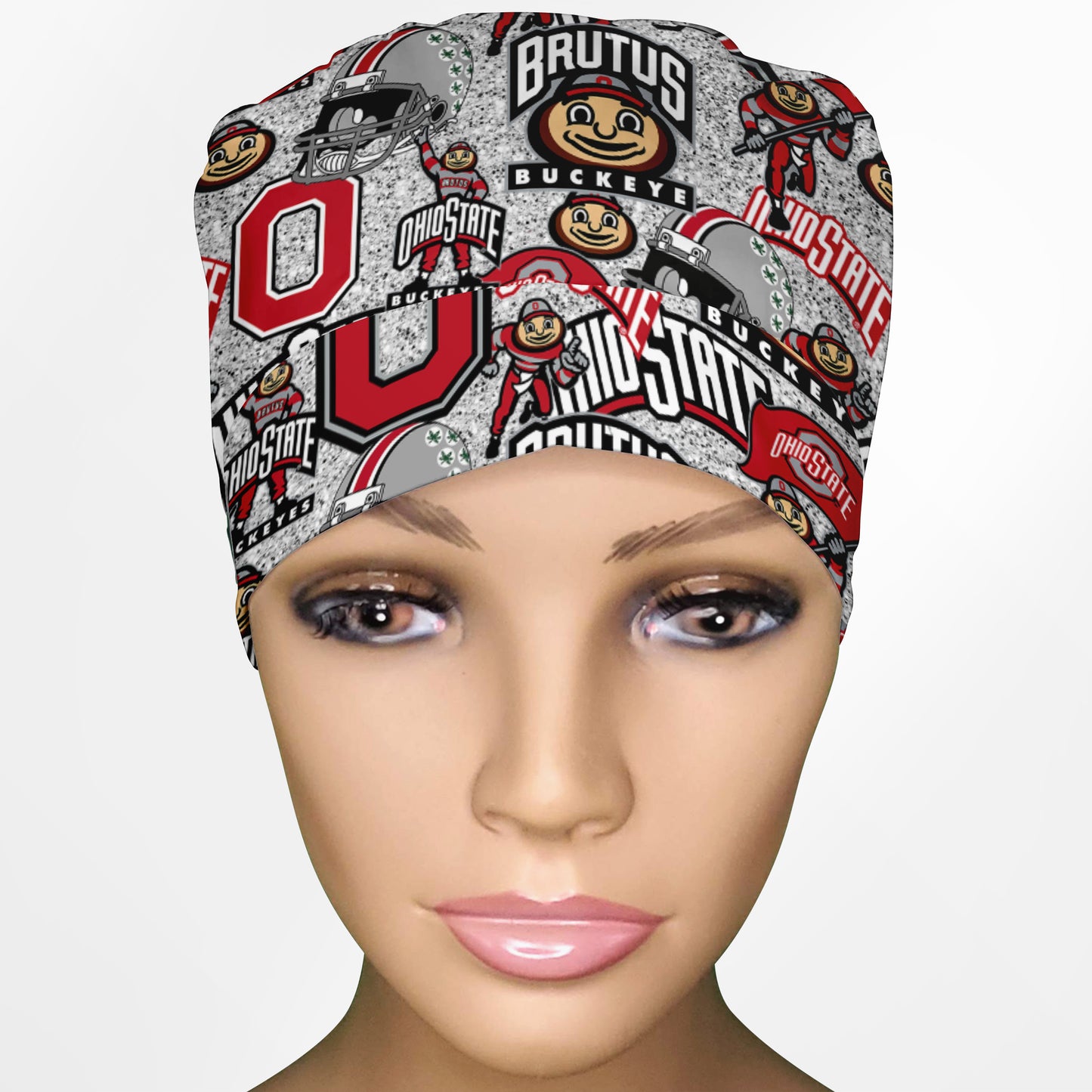 Ohio State University Ponytail Scrub Cap