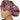 Ohio State University Floral Bouffant Scrub Cap