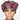 Ohio State University Floral Bouffant Scrub Cap