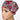 Ohio State University Floral Low-Tie Surgeon Scrub Cap