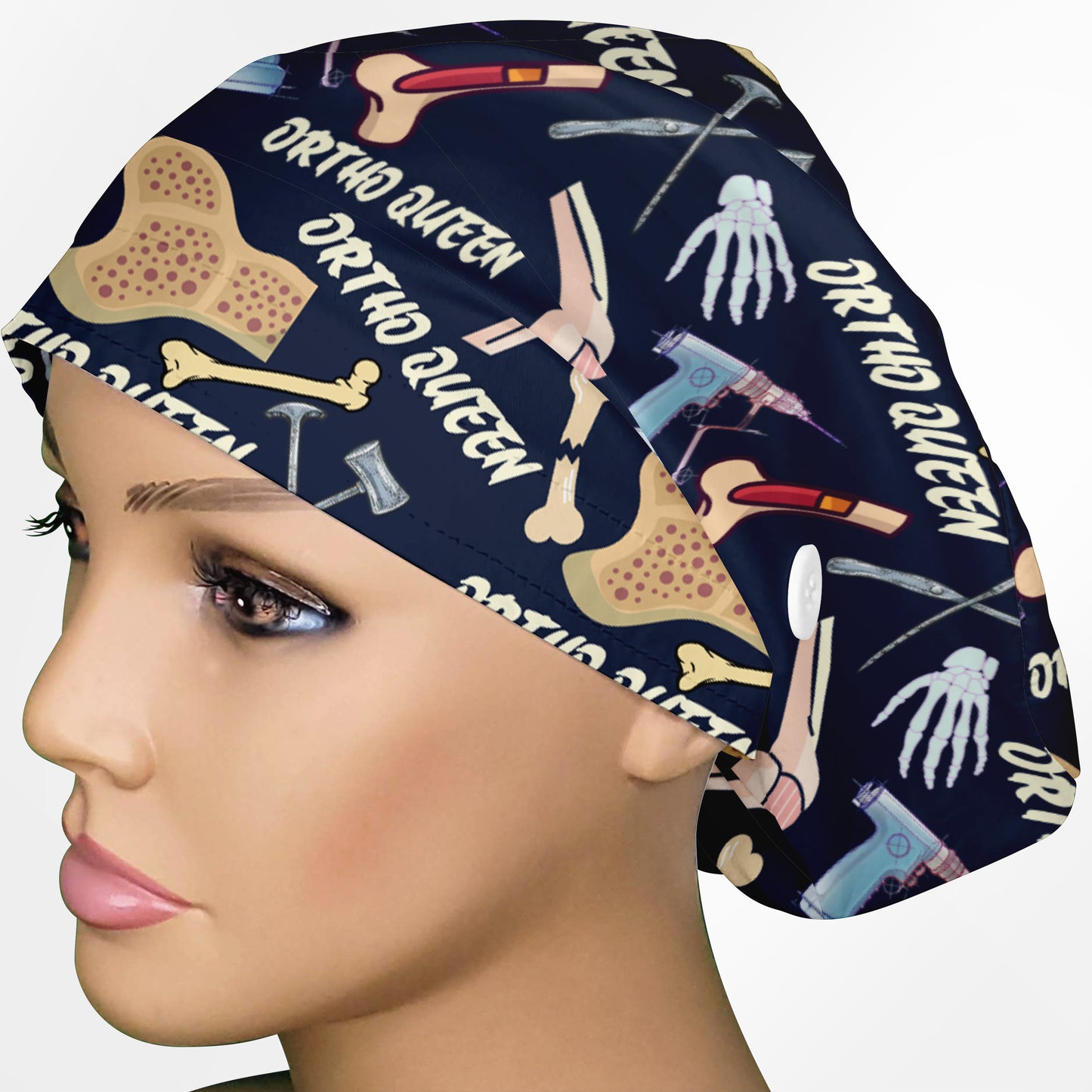 Ortho Queen Euro Scrub Cap