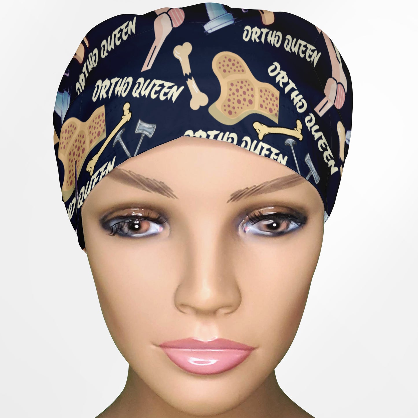 Ortho Queen Euro Scrub Cap