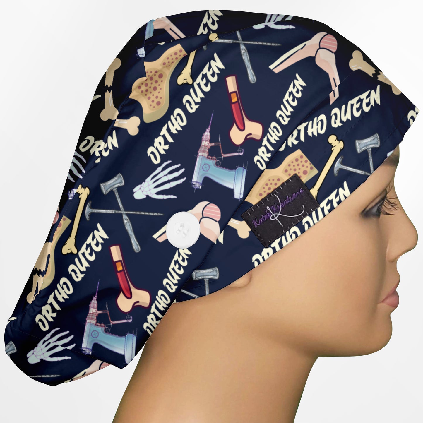 Ortho Queen Euro Scrub Cap