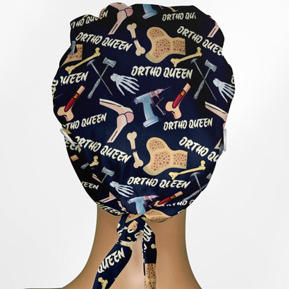 Ortho Queen Low-Tie Surgeon Scrub Cap