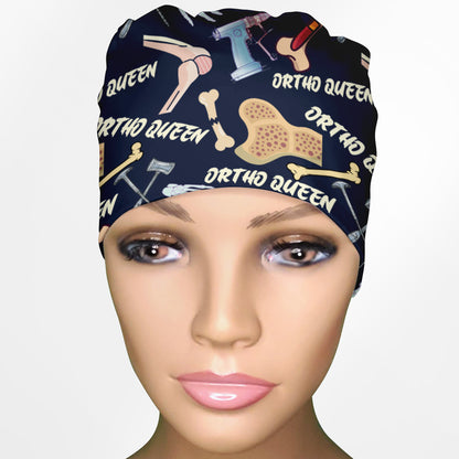 Ortho Queen Low-Tie Surgeon Scrub Cap