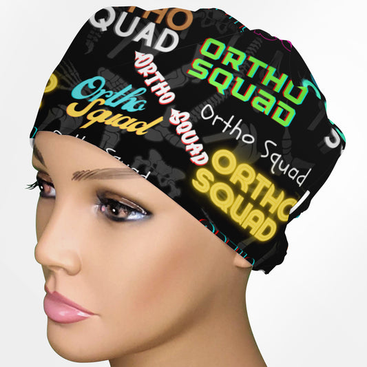 Ortho Squad Low-Tie Surgeon Scrub Cap