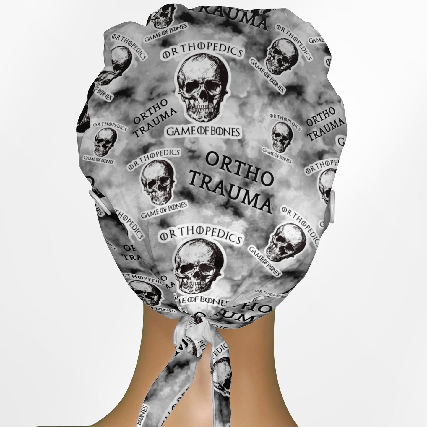 Ortho Trauma Low-Tie Surgeon Scrub Cap