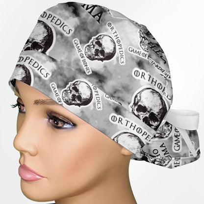 Ortho Trauma Ponytail Scrub Cap