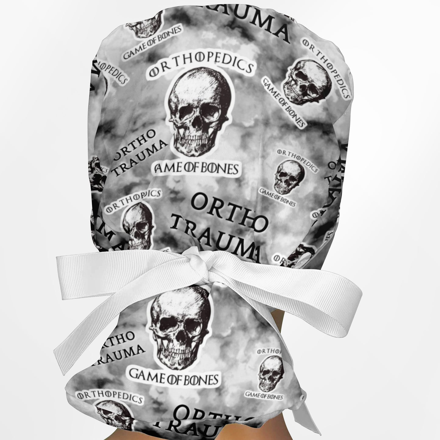 Ortho Trauma Ponytail Scrub Cap