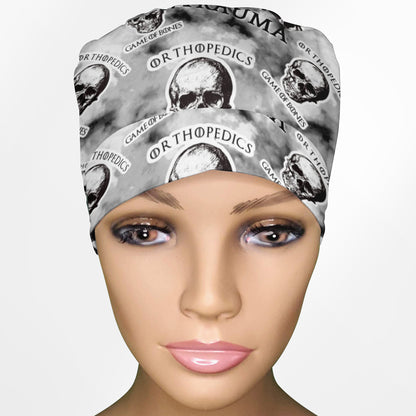 Ortho Trauma Ponytail Scrub Cap